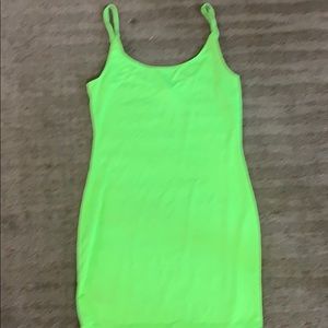 Neon Green Dress